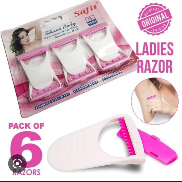 Safety Razor Pack Of 6 Pcs