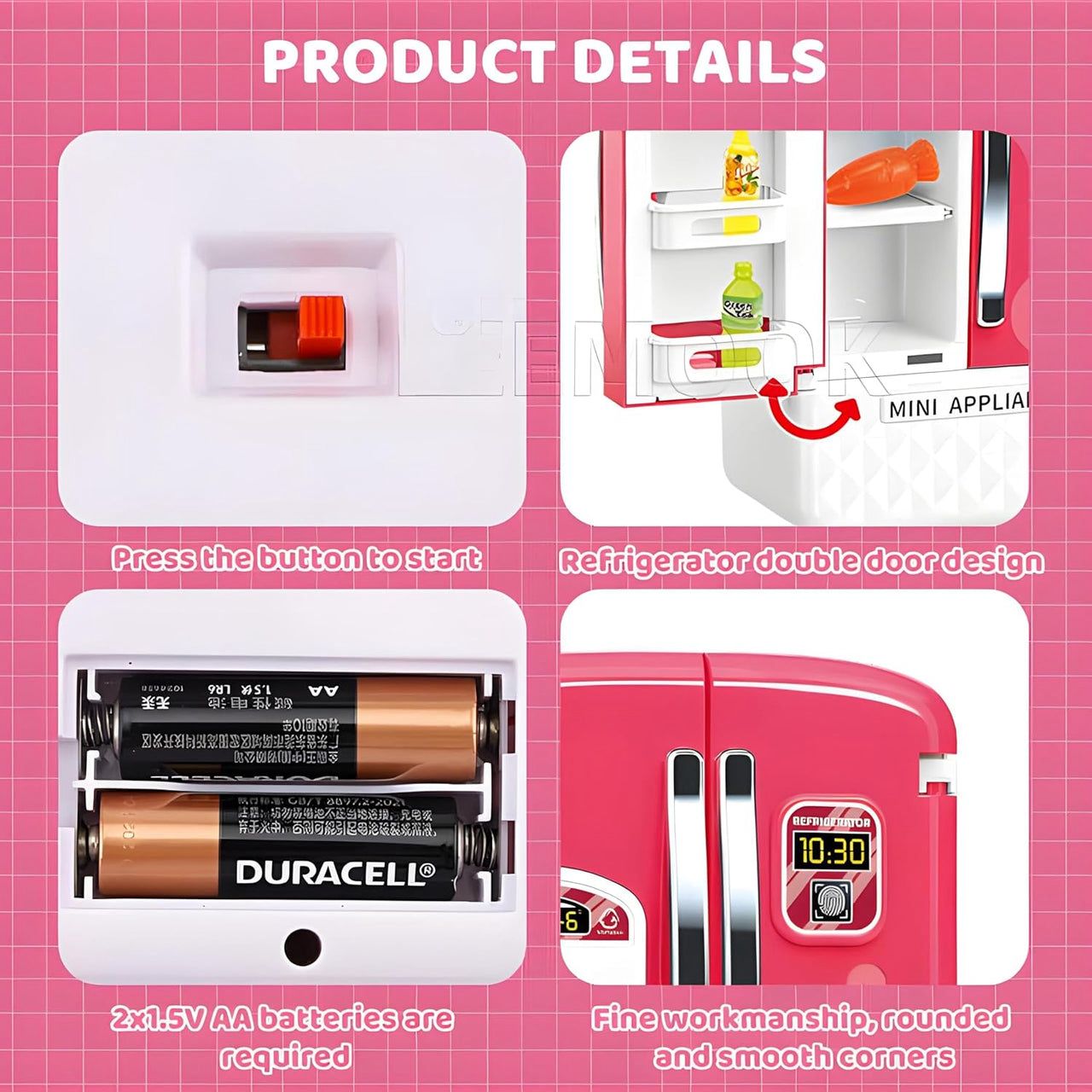 Mini Home Appliance Refrigerator, Kids toys,