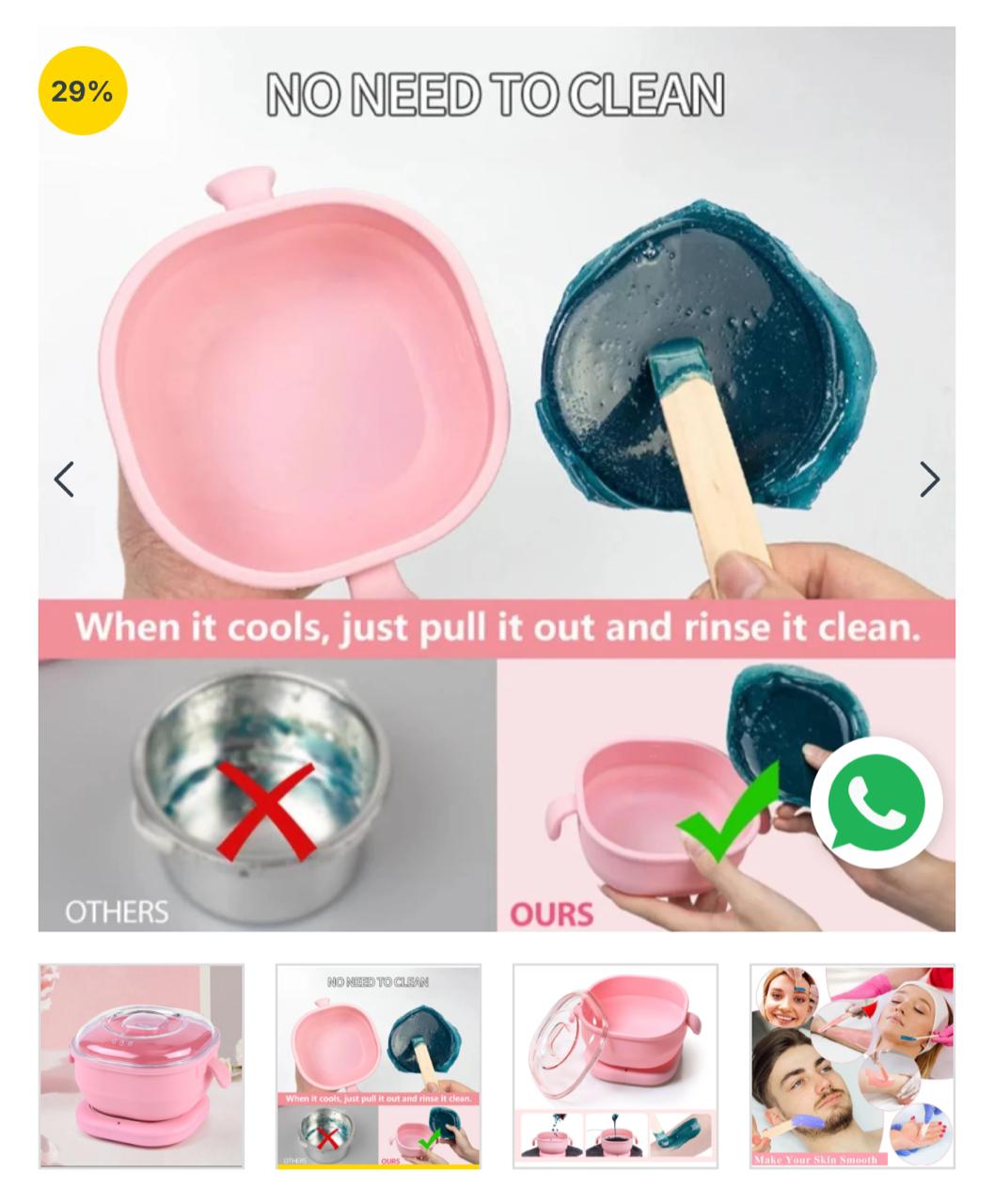 Portable Silicon Wax Warmer