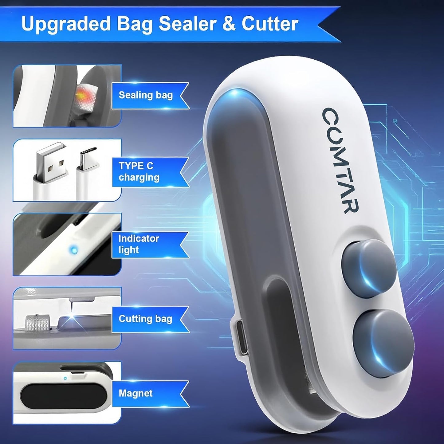 Portable Rechargeable Sealer