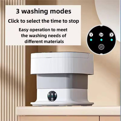 Foldable 11L Mini Portable Washing Machine