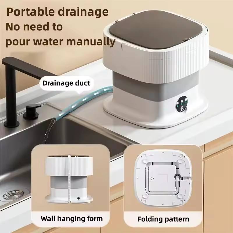 Foldable 11L Mini Portable Washing Machine