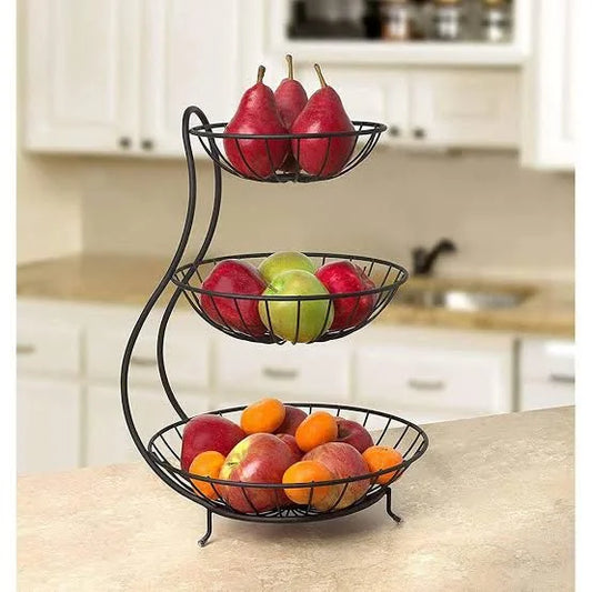 3 Tier Fruit Iron Basket