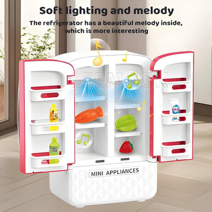Mini Home Appliance Refrigerator, Kids toys,